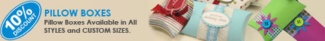 discount on pillow boxes