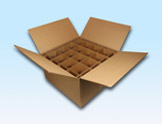 corrugated cardboard bottle boxes